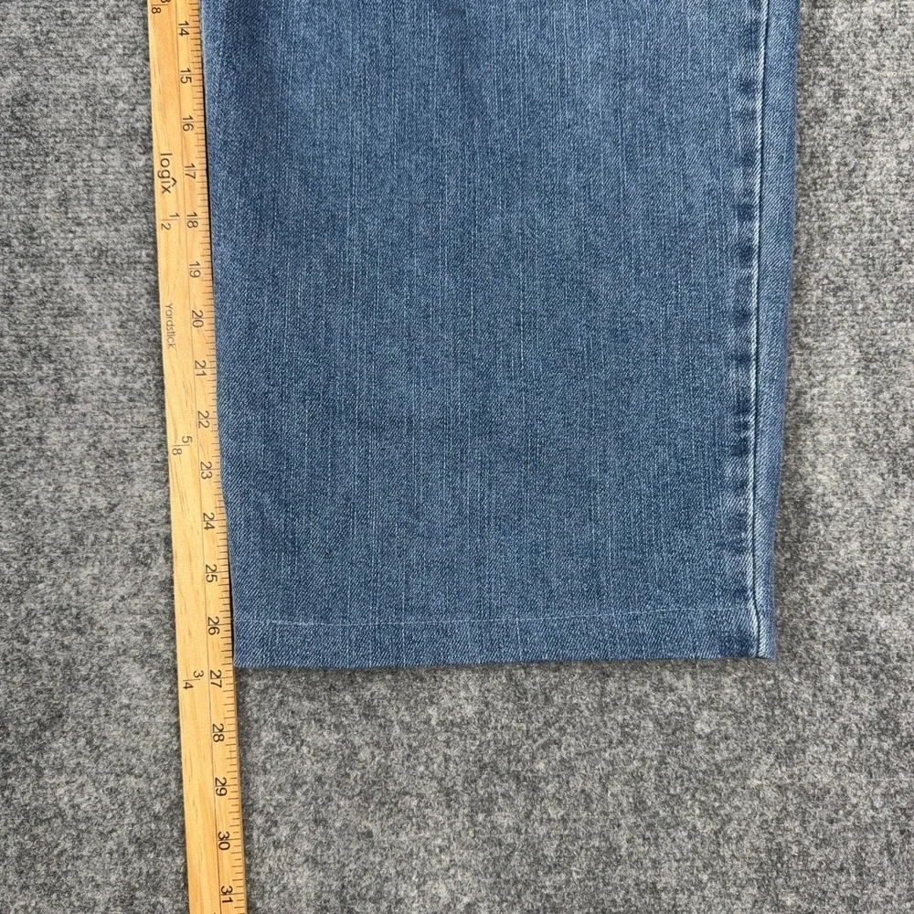 Vintage Levis 550 Relaxed Fit Jeans Mens 52x27 Blue Denim‎ Tapered Leg Hemmed
